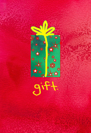 gift holiday card pack