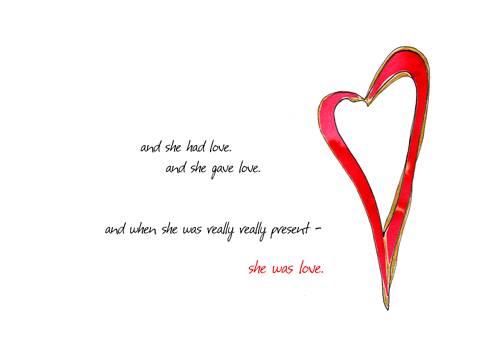 she was love